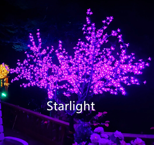 7Ft 1248Pcs Leds Rgb Change Color Artificial Cherry Blossom Tree Christmas 21 Function By Remote Control Holiday Wedding Home Decor