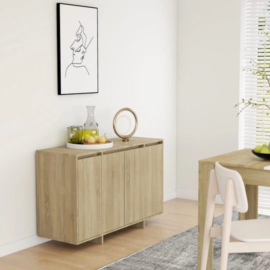 Sideboard Sonoma Oak 47.2"x16.1"x29.5" Engineered Wood