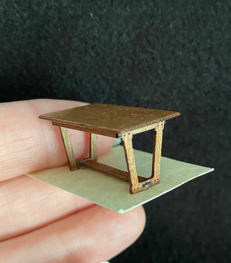 1/4" Scale Miniature Table