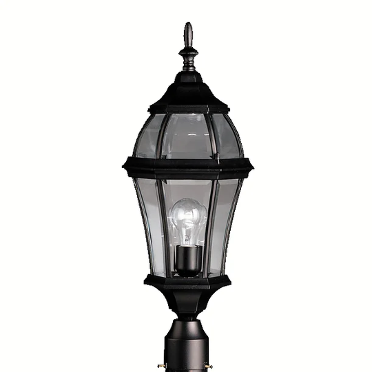 Kichler Lighting Townhouse Collection 1-light Black Outdoor Post Lantern