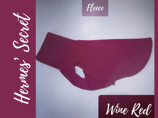 Hermes' Secret Wine Red Fleece Jammies