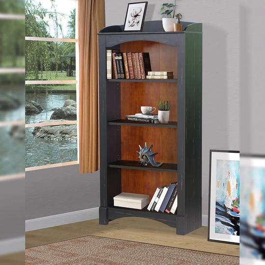 Hawksbury 4-Shelf Bookcase - N/A