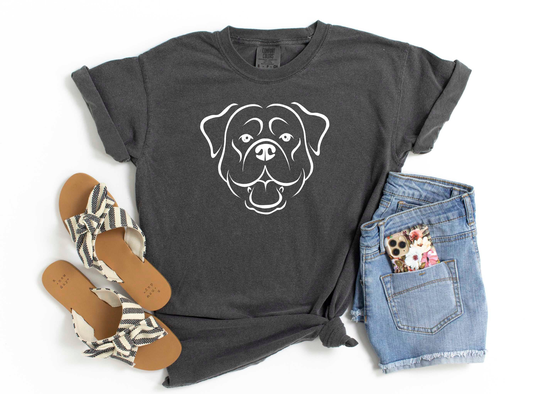 Comfort Colors Rottweiler Shirt, Design Tshirt, Rottie Mom Gift, Dog Gifts, Shirt