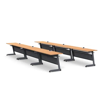 12 Person Training Meeting Seminar 6 Piece Tables Set
