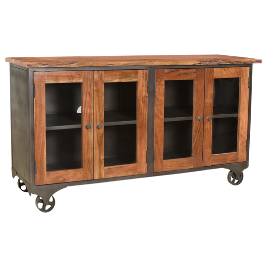 Emerson Live Edge 4-Door Sideboard