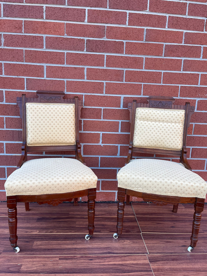 19Th Century Eastlake Victorian Side Chairs