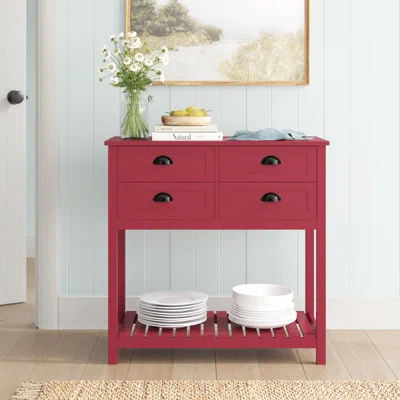 Coshocton 31.5" Wide 4 Drawer Sideboard