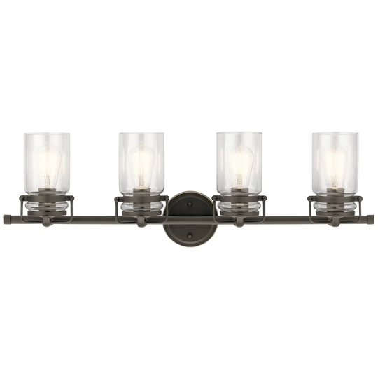 Kichler Lighting Brinley Collection 4-light Olde Bronze Bath/Vanity Light