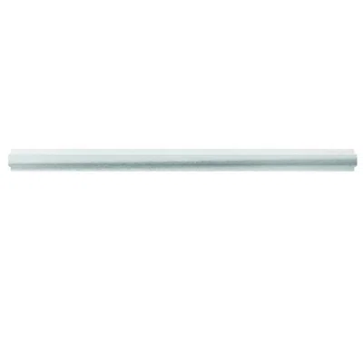 12" x 0.8" Polished Marble Pencil Liner Tile Trim in Grey