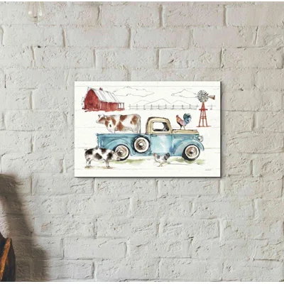Down on the Farm I by Anne Tavoletti - Wrapped Canvas Graphic Art Print
