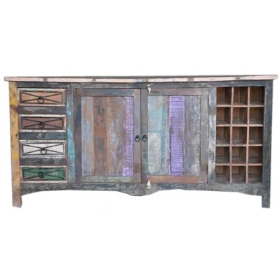 Rustica 70.87" Wide Solid Wood Sideboard