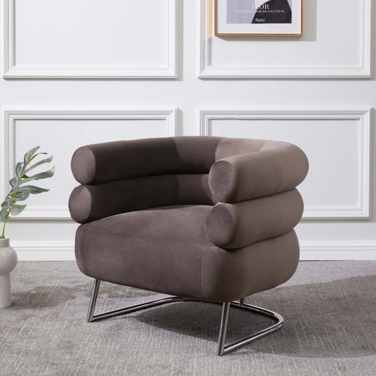 SAFAVIEH Couture Jacobson Modern Accent Chair - 34 in. W x 34 in. D x 30 in. H