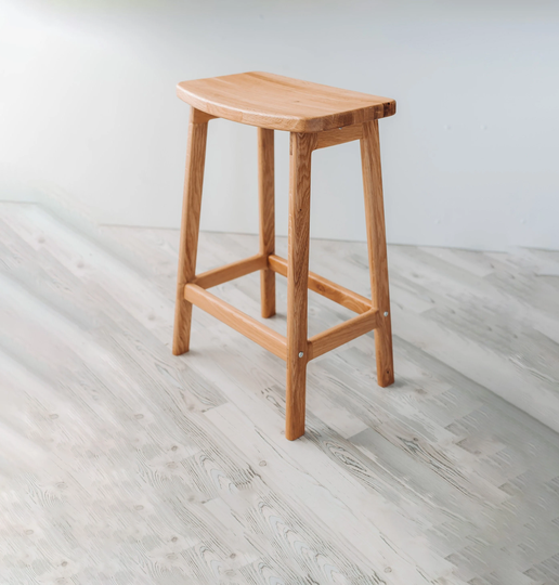 Semi-Bar Chair - Natural Oak