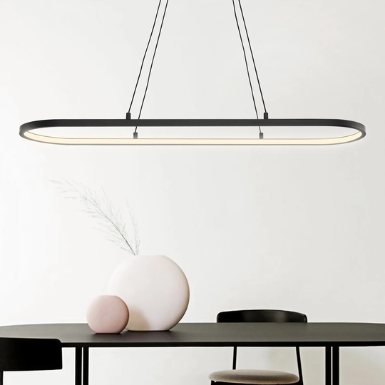 Irene PWFLO-31 Linear Oval LED Pendant Light - 1-LIGHT