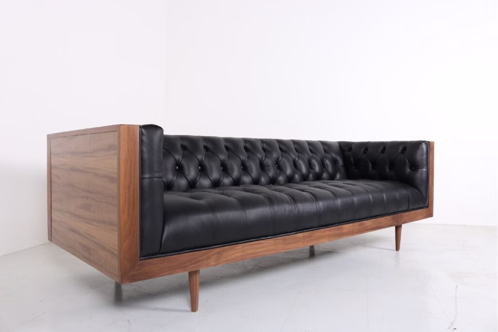 Mid Century Style Incased Sofa