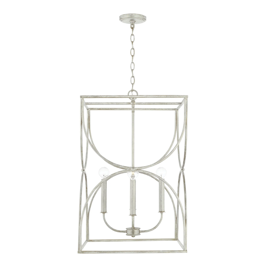 Ricci 18" 4-light Winter White Foyer Pendant