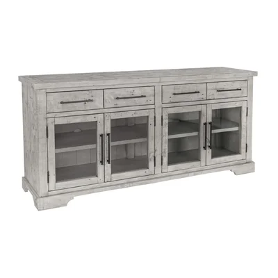 Galiano 74" Wide 4 Drawer Wood Sideboard
