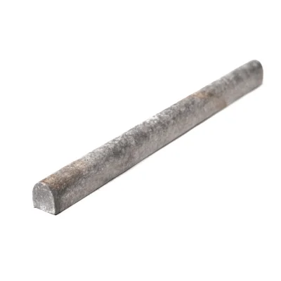Austin 10" x 1" Matte Resin Pencil Liner Tile Trim in Gray