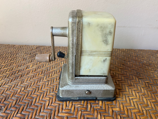 Vintage Pencil Sharpener, No. 2 Size, Automatic Sharpener Co, Collectible School Supplies, Boston Vacuumette