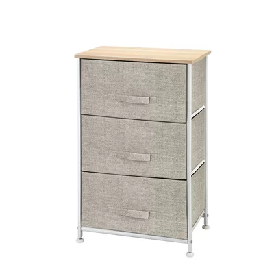 Camryn Wood Top 3 Drawer Storage Chest