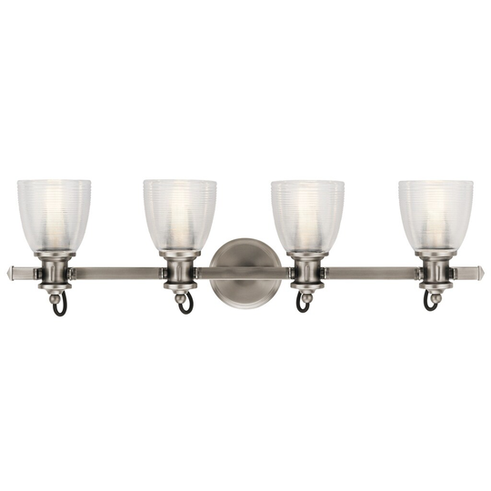 Kichler Lighting Flagship Collection 4-light Pewter Bath/Vanity Light