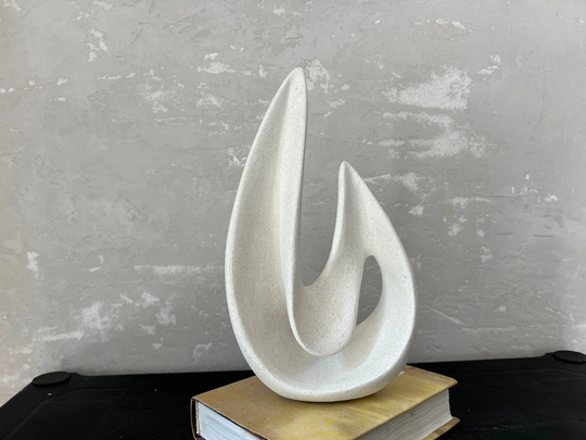 Abstract Art Statue Deco Design Sculpture Minimalist Stone Modern Clay