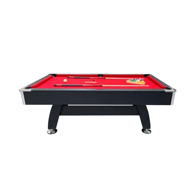 Rack Draco 7-foot Tournament Billiard/pool Table (red Felt With Black Body)