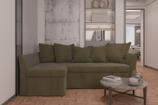 Holmsund Corner Sofa Bed Cover, Handmade Slipcover - Custom Made To Fit Ikea Sleeper Couch