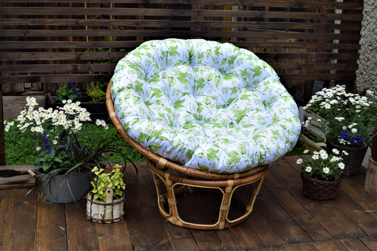 Cushion For Papasan Chair, Waterproof Fabric, Papasan Armchair Cushion, Pillow Swing, Garden Cushion, Hanging Different Patterns