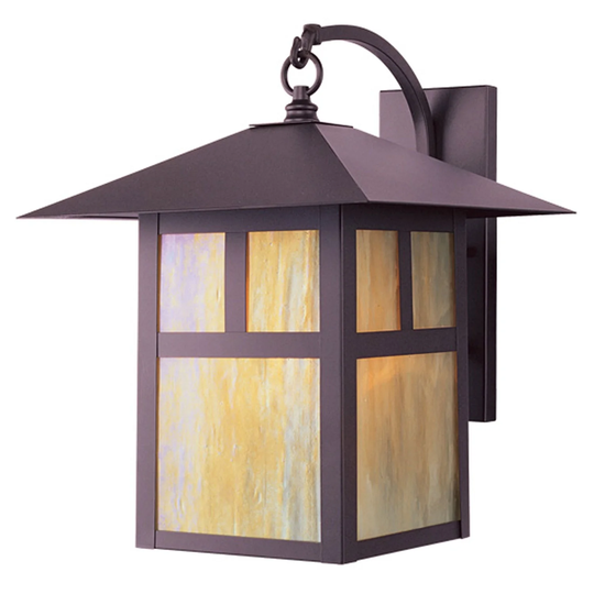 Giuseppe Lighting One Light Outdoor Wall Lantern Montclair Mission - Exact Size
