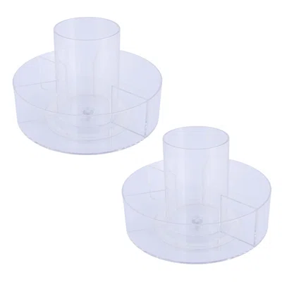 Storage Made Simple Lazy Thomas 360° Rotating Countertop Makeup Organizer