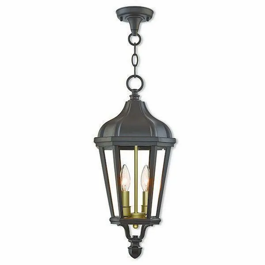 Livex Lighting 76189-07 Morgan Bronze 2-light Outdoor Pendant Lantern