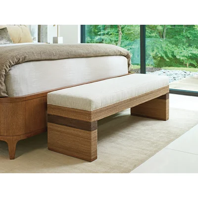 Rosemead Wicker Bench