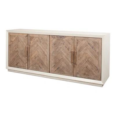 Hollis 80'' Wide Pine Wood Sideboard