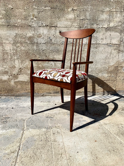 Vintage Mid Mod Sculptra Arm Chair By Broyhill