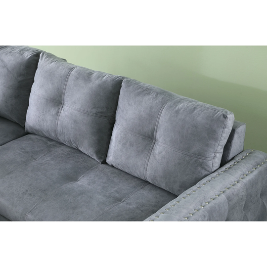 Corner Reversible Sleeper Sectional Storage Sofa Bed With Storage