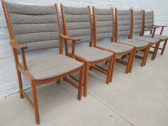 Mid Century Modern Danish Teak Dining Chairs