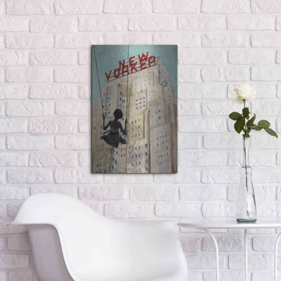 New Yorker by DB Waterman - Unframed Print on Metal
