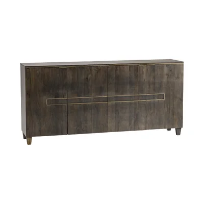 76" Wide Mango Wood Sideboard