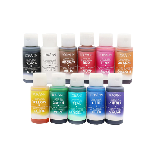 Gel Food Coloring, Lorann, Choose From 10 Water-Based Colors, 1 Oz, Color Frosting, Hard Candy, Easter Eggs