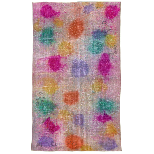 Hand-knotted Color Transition Multi Color, Wool Rug - 5'9 x 9'5
