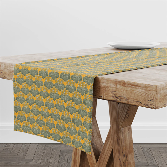 Table Runner Japanese Traditional Spring Iii | Unique Design Decor High Quality Textile & Print Made in Eu
