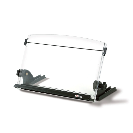 3M 14-inch Wide Adjustable In-Line Document Copy Holder - 3" x 14" x 12"