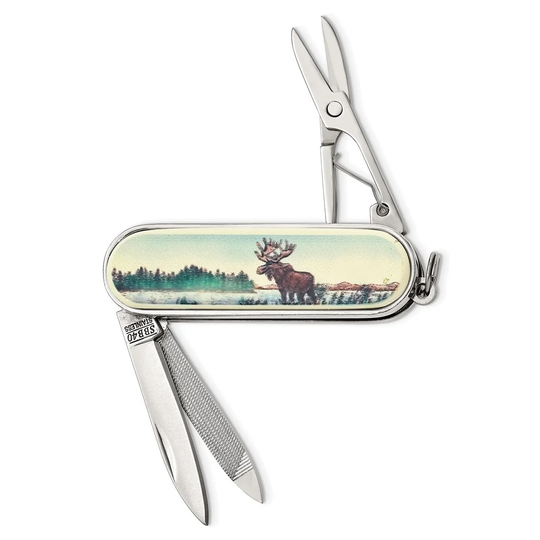 Curata Barlow Designs Color Moose Multifunction Pocket Knife