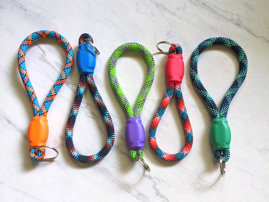 Custom Color Rope Keychain, Paracord Wristlet/Key Fob