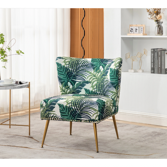 Friant 25"W Microfiber Upholstered Slipper Chair