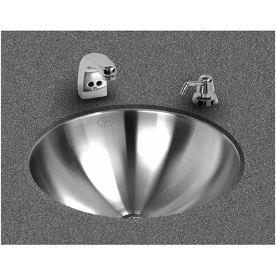 14" Stainless Steel Round Undermount Bathroom Sink