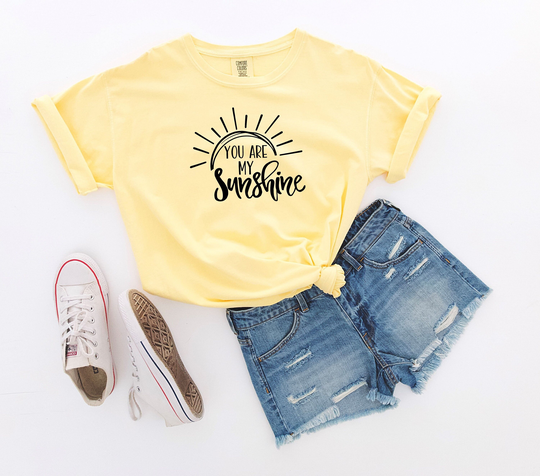 Comfort Colors You Are My Sunshine Shirt Tshirt Colort Tee Summer Shirts Sun Vibes