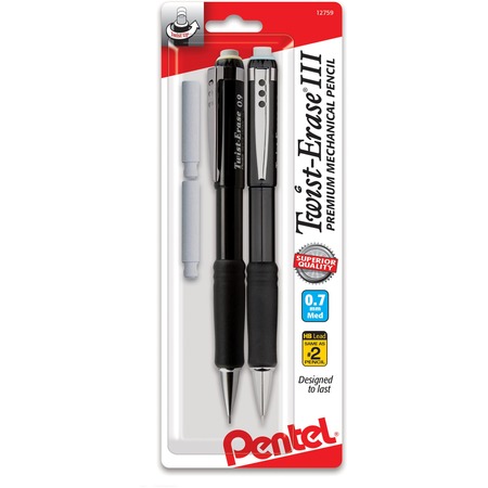 Wholesale Mechanical Pencils: Discounts on Pentel Twist-Erase III Mechanical Pencils PENQE517BP2K6