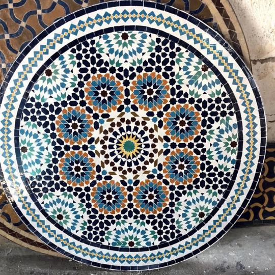 Handmade Mosaic Tile Top Coffee Table For Outdoor By Helloofez
